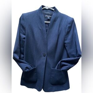 Brooks Brothers Navy Textured Blazer
